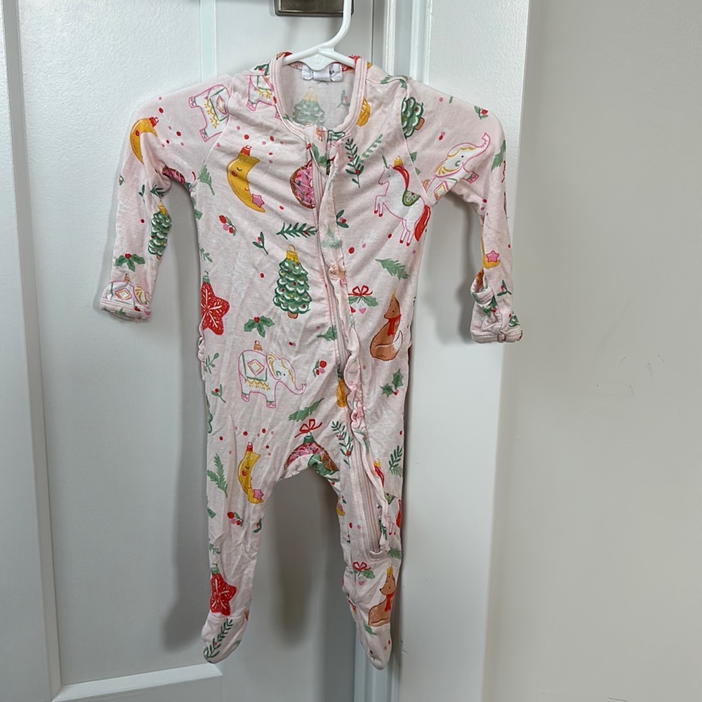 Angel Dear Christmas Ruffle Footie